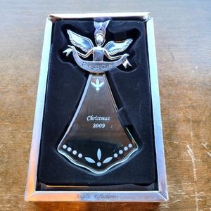 Angelic Reflections Peace Christmas Ornament 2009